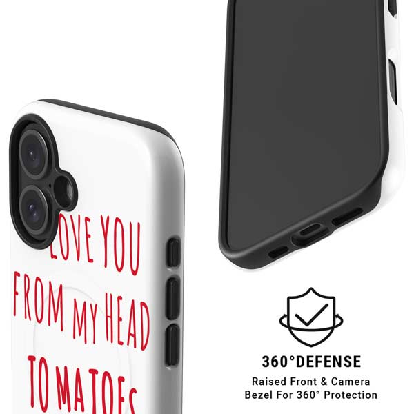 From My Head Tomatoes iPhone 16 Magsafe Impact Case
