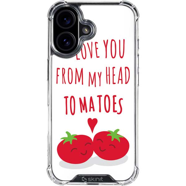 From My Head Tomatoes iPhone 17 Clear Case