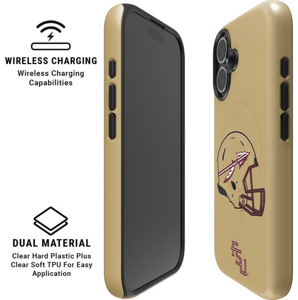 Florida State University FSU Helmet iPhone 16 Magsafe Impact Case