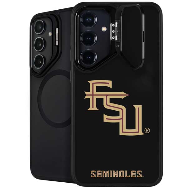 Florida State FSU Seminoles Black Galaxy S26 Plus Kickstand Case