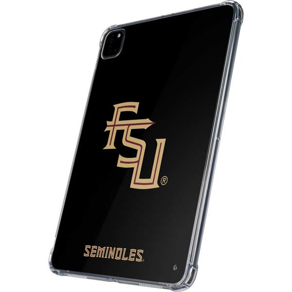Florida State FSU Seminoles Black iPad Pro 11in (2024) Clear Case