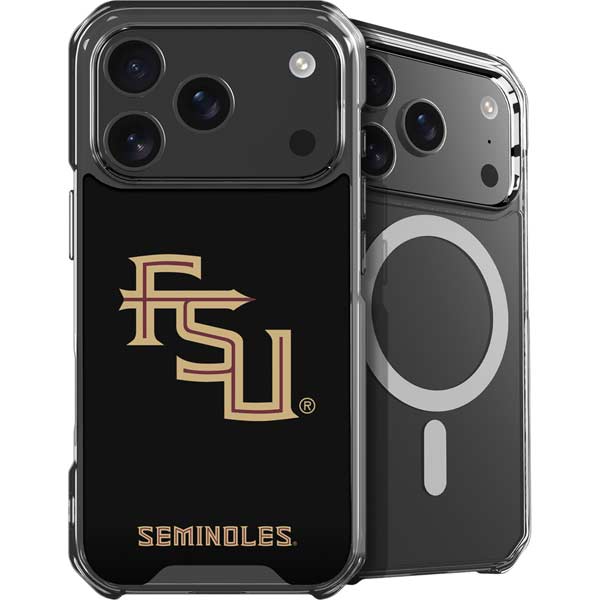 Florida State FSU Seminoles Black iPhone 17 Pro Max MagSafe Case