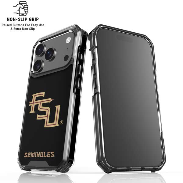Florida State FSU Seminoles Black iPhone 17 Pro Max MagSafe Case