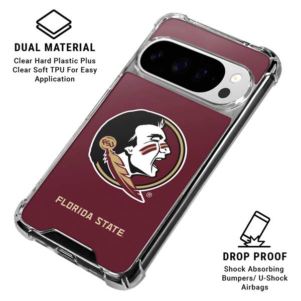 Florida State FSU Seminoles Google Pixel 10 Pro Clear Case
