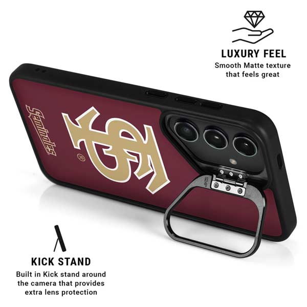 Florida State FSU Seminoles Initials Galaxy S26 Ultra Kickstand Case