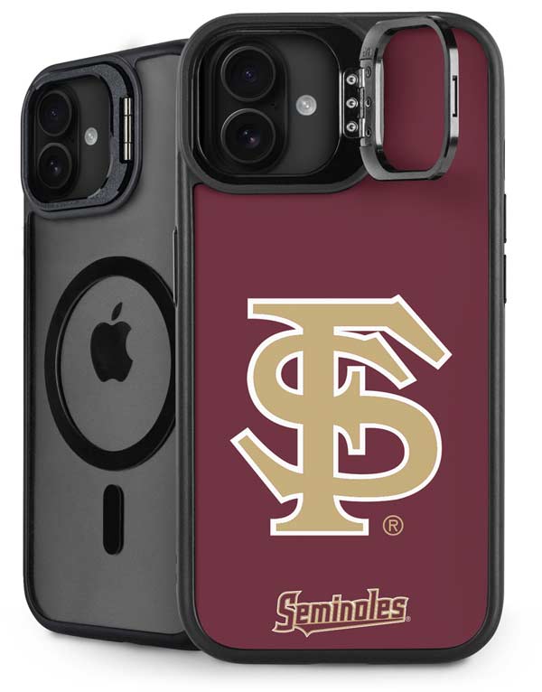 Florida State FSU Seminoles Initials iPhone 16 Kickstand Case