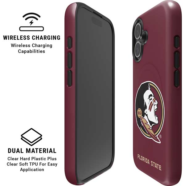 Florida State FSU Seminoles iPhone 16 Magsafe Impact Case