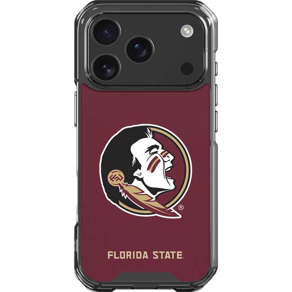 Florida State FSU Seminoles iPhone 17 Pro Clear Case