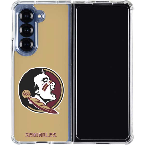 Florida State FSU Seminoles Logo Galaxy Z Fold7 Clear Case