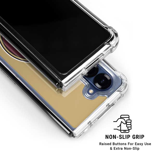 Florida State FSU Seminoles Logo Galaxy Z Fold7 Clear Case