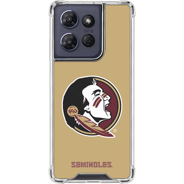 Florida State FSU Seminoles Logo Moto G Power 5G (2025) Clear Case