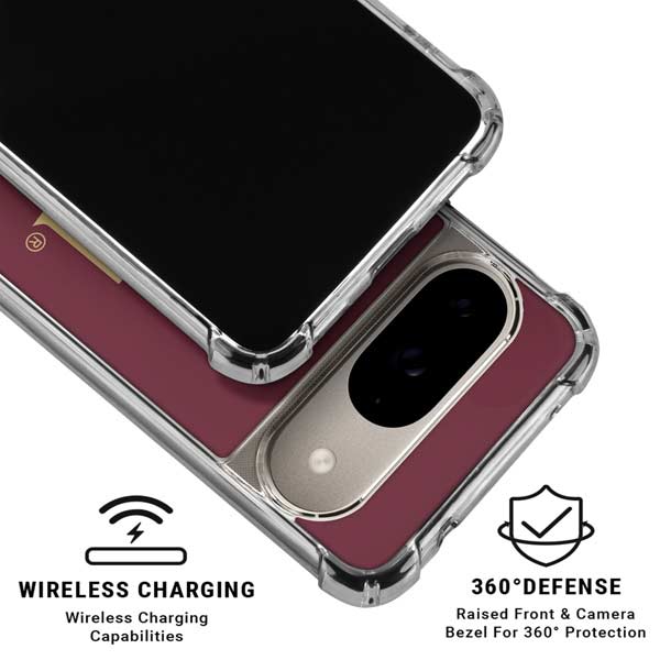 Florida State FSU Seminoles Maroon Google Pixel 10 Clear Case