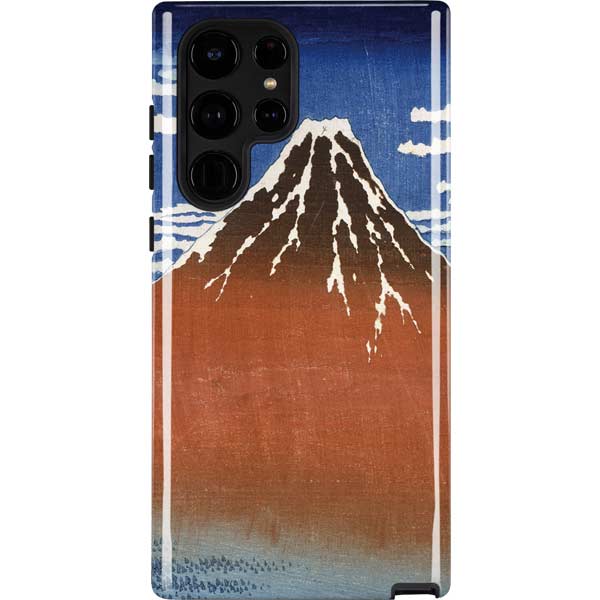 Hokusai Fuji Mountains in clear Weather Galaxy Cases