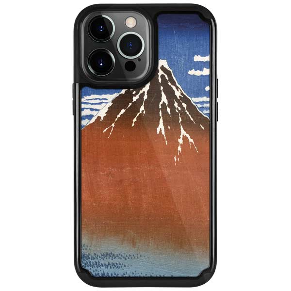 Hokusai Fuji Mountains in clear Weather iPhone Cases