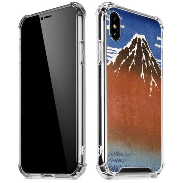 Hokusai Fuji Mountains in clear Weather iPhone X/XS Clear Case