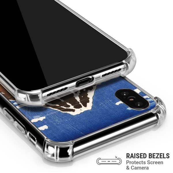 Hokusai Fuji Mountains in clear Weather iPhone X/XS Clear Case
