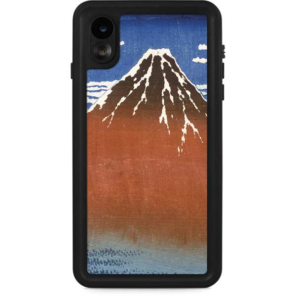 Hokusai Fuji Mountains in clear Weather iPhone Cases