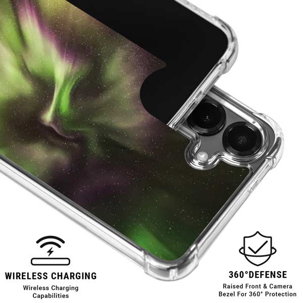 StockTrek Full Sky Aurora Galaxy S26 Clear Case
