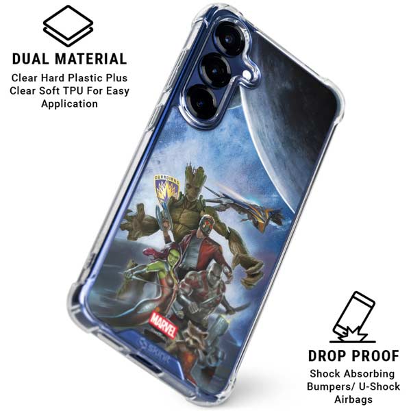 Marvel Guardians of the Galaxy Galactic Mission Galaxy S25 Plus Clear Case
