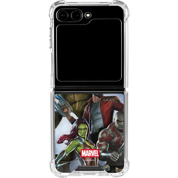 Marvel Guardians of the Galaxy Galactic Mission Galaxy Z Flip5 5G Clear Case