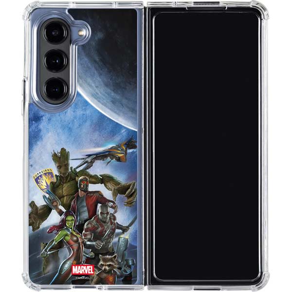 Marvel Guardians of the Galaxy Galactic Mission Galaxy Z Fold5 5G Clear Case