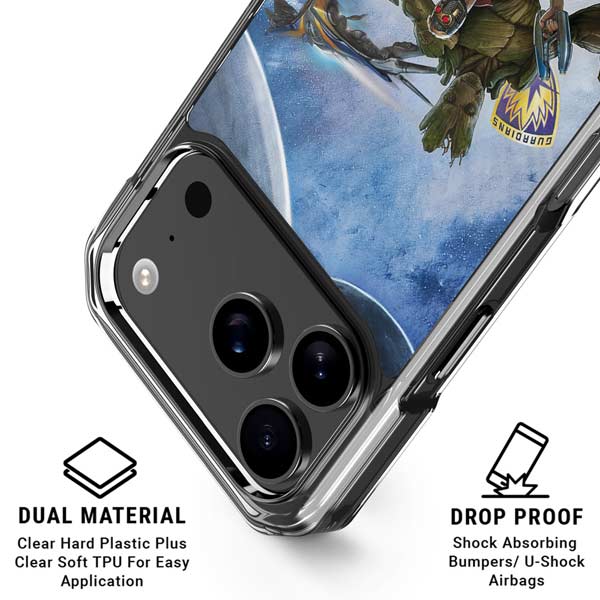 Marvel Guardians of the Galaxy Galactic Mission iPhone 17 Pro Clear Case