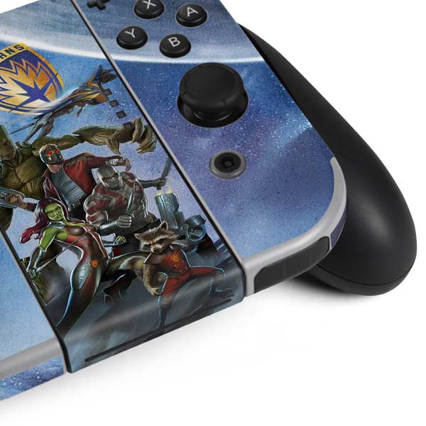 Marvel Guardians of the Galaxy Galactic Mission Nintendo Switch OLED (2021) Skin