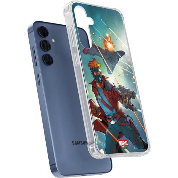 Marvel Star-Lord Galactic Showdown Galaxy A35 5G Clear Case