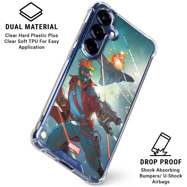 Marvel Star-Lord Galactic Showdown Galaxy S25 Clear Case