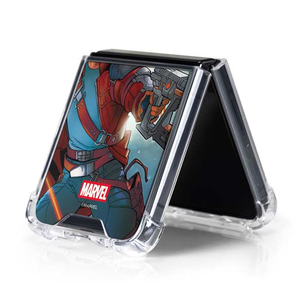 Marvel Star-Lord Galactic Showdown Galaxy Z Flip5 5G Clear Case