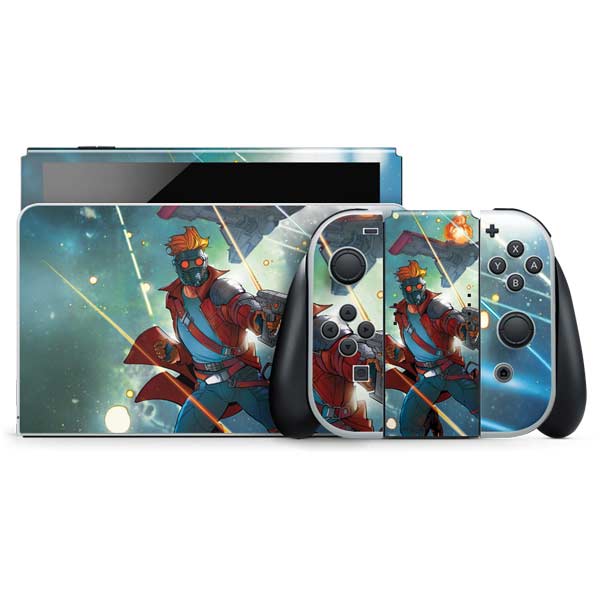 Marvel Star-Lord Galactic Showdown Nintendo Switch OLED (2021) Skin