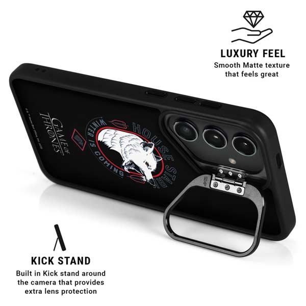 Game of Thrones: House Stark Direwolf Galaxy S26 Ultra Kickstand Case