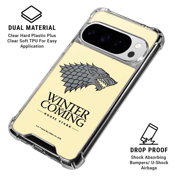 Game of Thrones: House Stark Sigil Google Pixel 10 Pro Clear Case