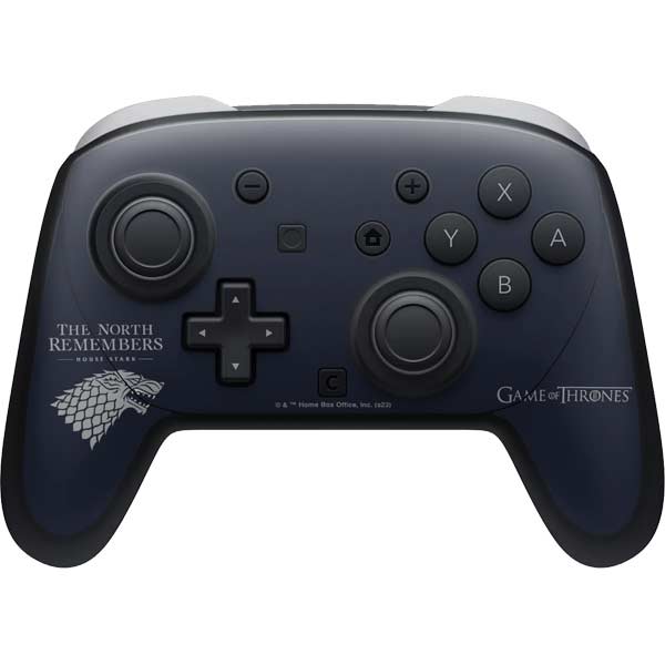 Game of Thrones: House Stark The North Remembers Nintendo Switch 2 (2025) Pro Controller Skin