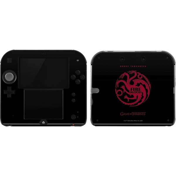 Game of Thrones: House Targaryen Nintendo Skins
