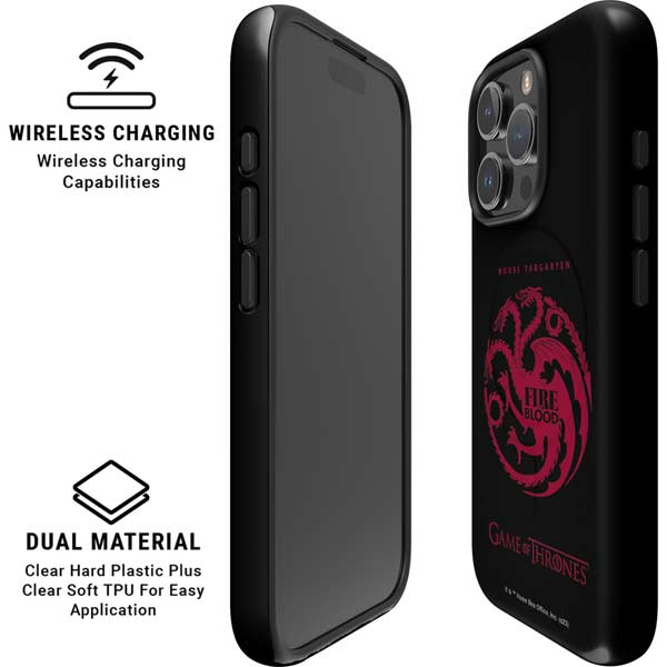 Game of Thrones: House Targaryen iPhone 16 Pro Max Magsafe Impact Case