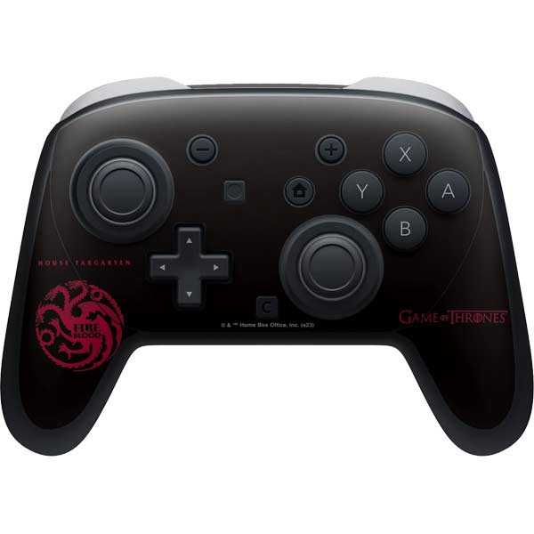 Game of Thrones: House Targaryen Nintendo Skins