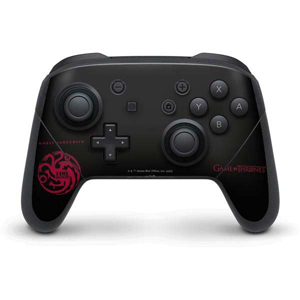 Game of Thrones: House Targaryen Nintendo Skins