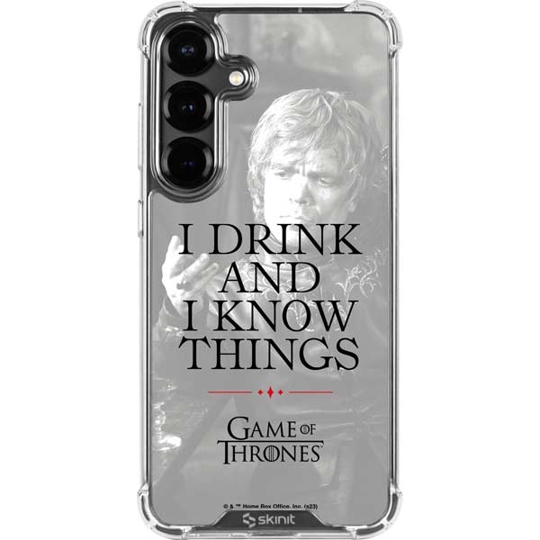 Game of Thrones: Tyrion Lannister Quote Galaxy S26 Plus Clear Case