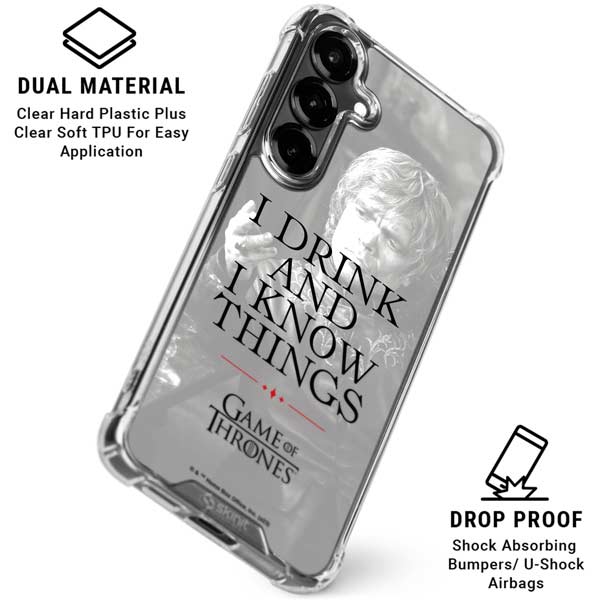 Game of Thrones: Tyrion Lannister Quote Galaxy S26 Plus Clear Case