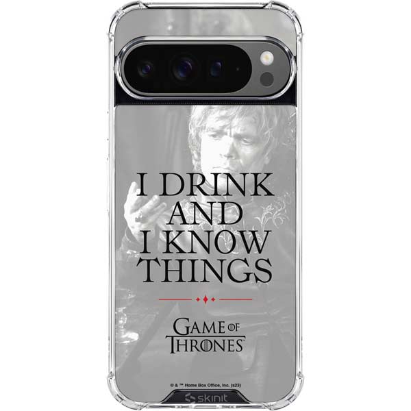 Game of Thrones: Tyrion Lannister Quote Google Pixel 10 Pro Clear Case