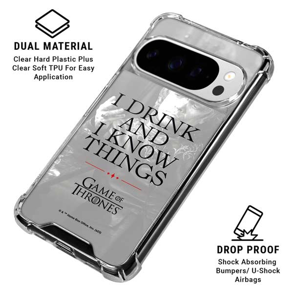 Game of Thrones: Tyrion Lannister Quote Google Pixel 10 Pro Clear Case