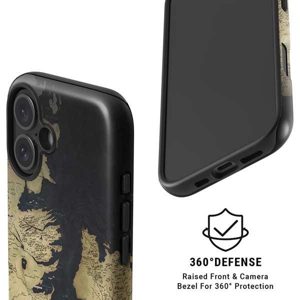 Game of Thrones: Westeros Map iPhone 16 Magsafe Impact Case