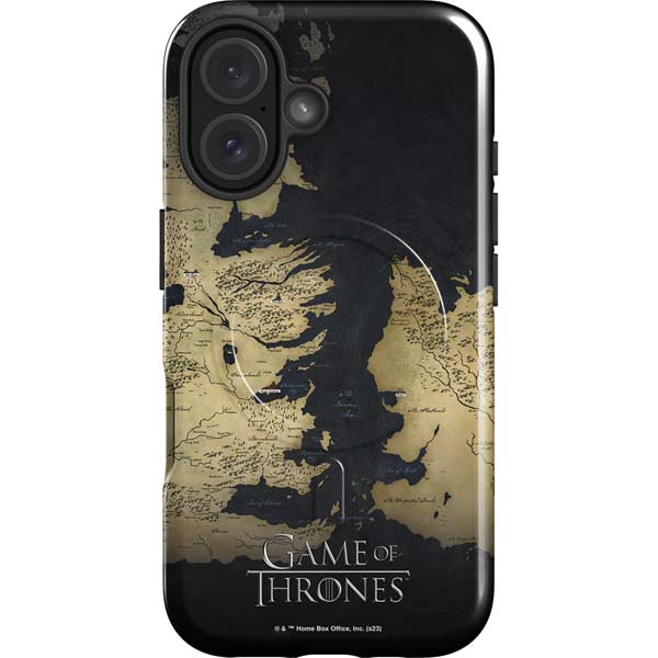 Game of Thrones: Westeros Map iPhone 16 Plus Magsafe Impact Case