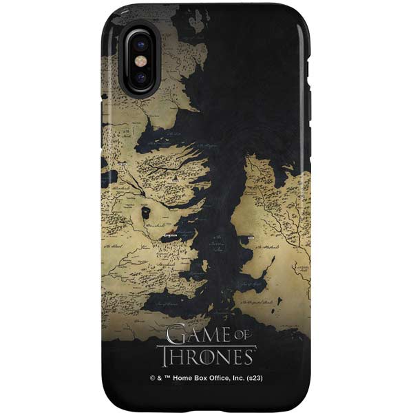 Game of Thrones: Westeros Map iPhone XS Pro Case