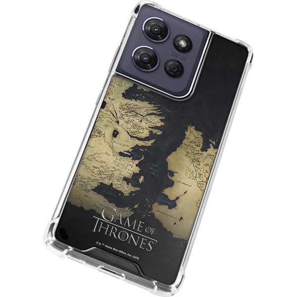 Game of Thrones: Westeros Map Moto G 5G (2025) Clear Case