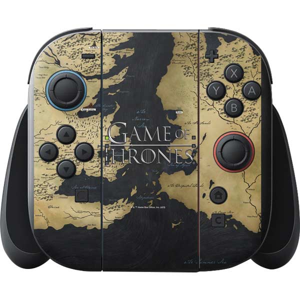 Game of Thrones: Westeros Map Nintendo Switch 2 (2025) with Joy-Con Skin