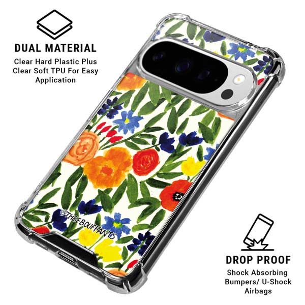 Bouffants and Broken Hearts Garden 6 Google Pixel 10 Pro XL Clear Case