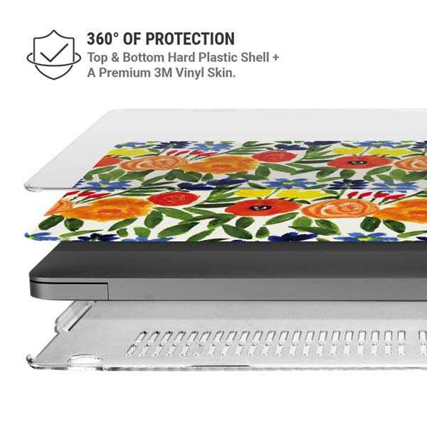 Bouffants and Broken Hearts Garden 6 MacBook Pro 14in (2021-24) Case plus Skin