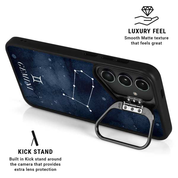 Gemini Constellation Galaxy S26 Ultra Kickstand Case